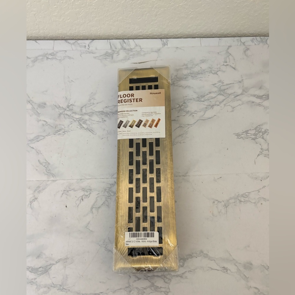 Howeall Floor Register Vent Diffuser Covers Premium Collection  Brass Color​